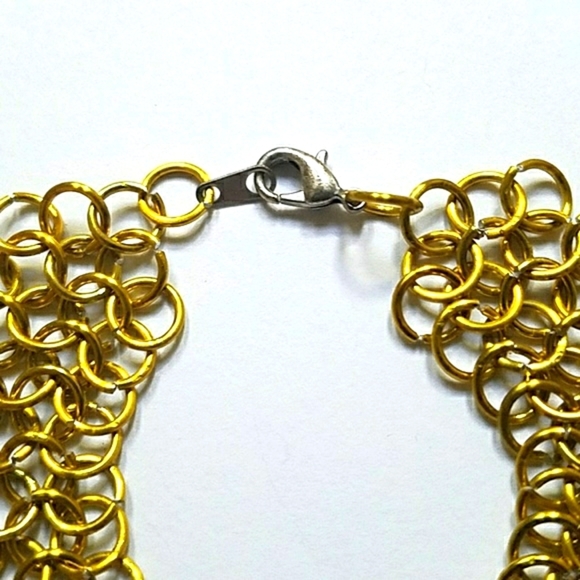 European 4-1 Yellow Chainmaile Bracelet - Picture 3 of 3